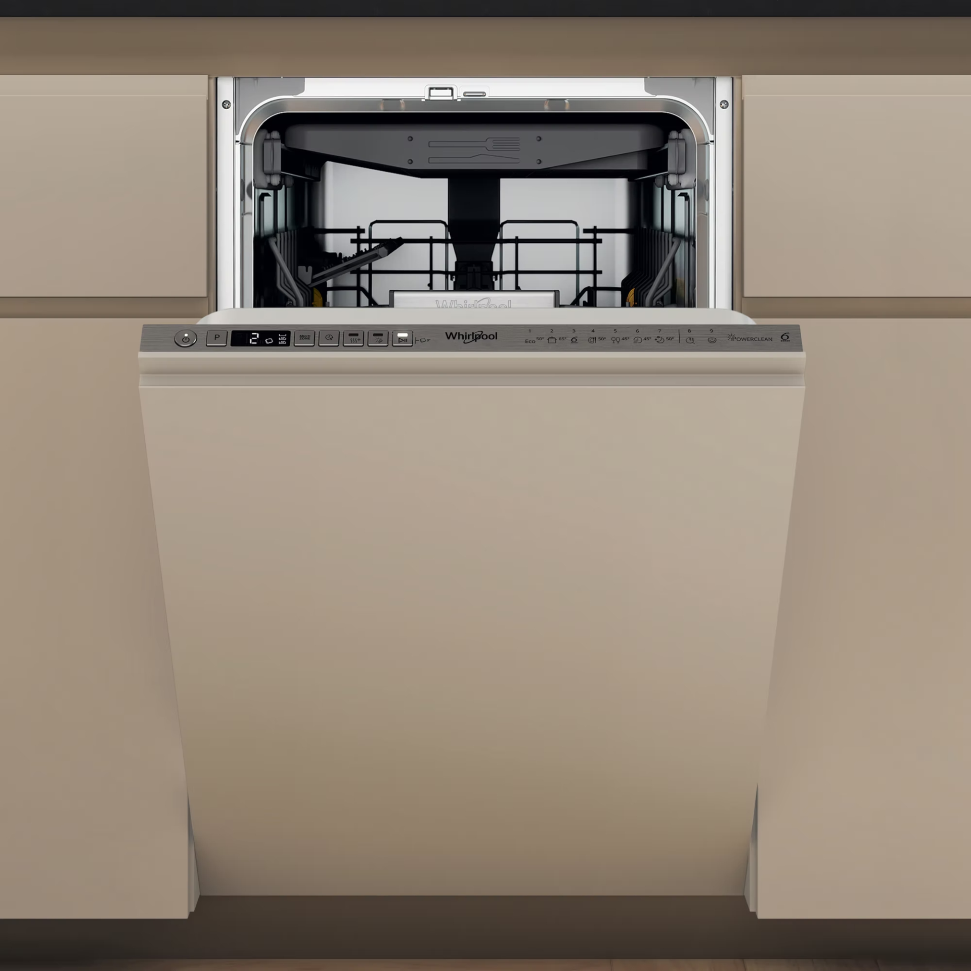 WHIRLPOOL vaatwasser volledig integreerbaar - WH6IB10BS7LA0