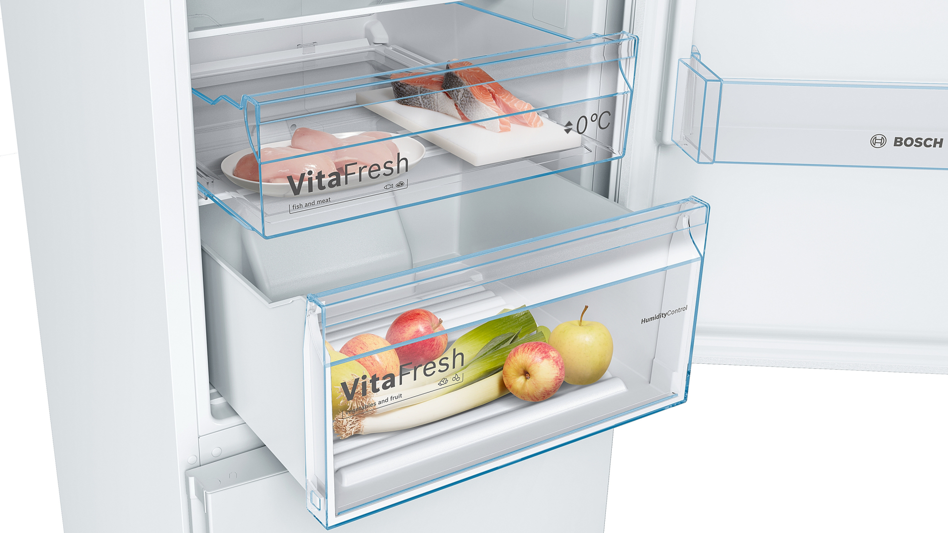 BOSCH SERIE 4 Vrijstaande koel-vriescombinatie - KGN36VWED
