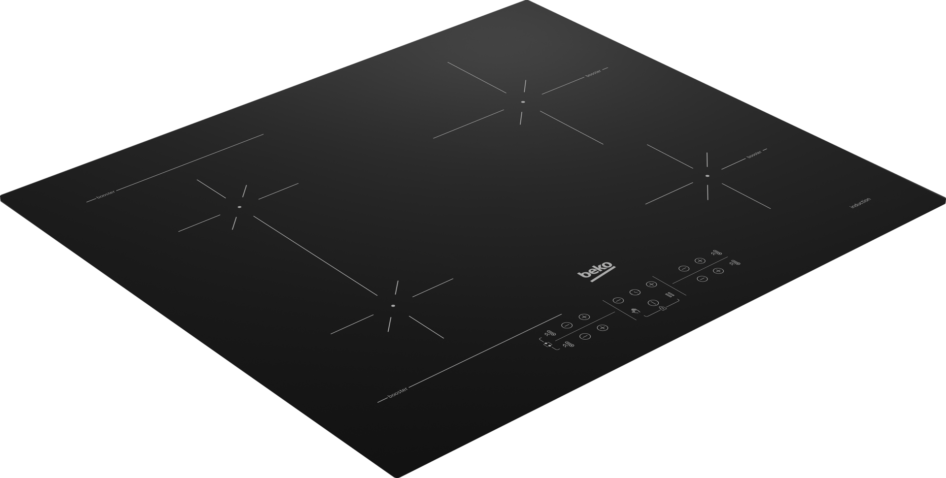 BEKO inductiekookplaat - 60cm - HII64200SFMT