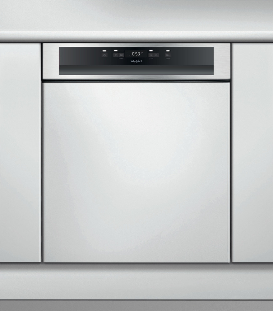 WHIRLPOOL vaatwasser met bedieningspaneel - WBC3C34PX