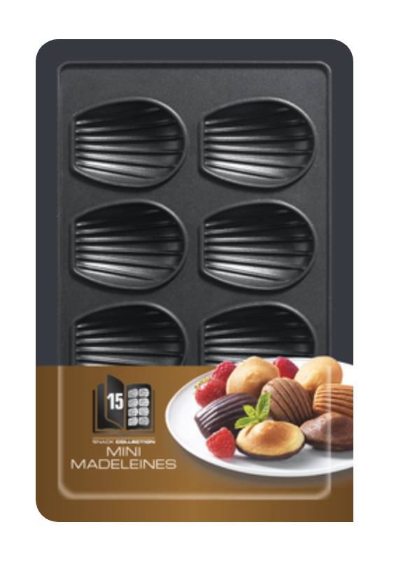 TEFAL XA801512 mini-cakevormpjesplaten