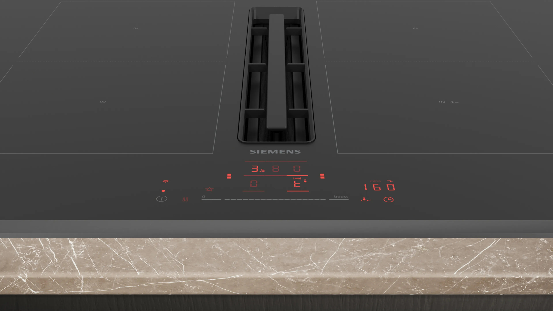SIEMENS IQ500 kookplaat met afzuiging - 80cm - ED851HQ26M