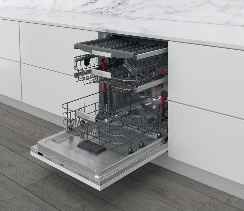 WHIRLPOOL vaatwasser volledig integreerbaar - WIO3T126PFE