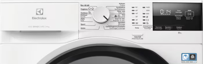 ELECTROLUX 600 Wasmachine 9 kg - EFI62X94G