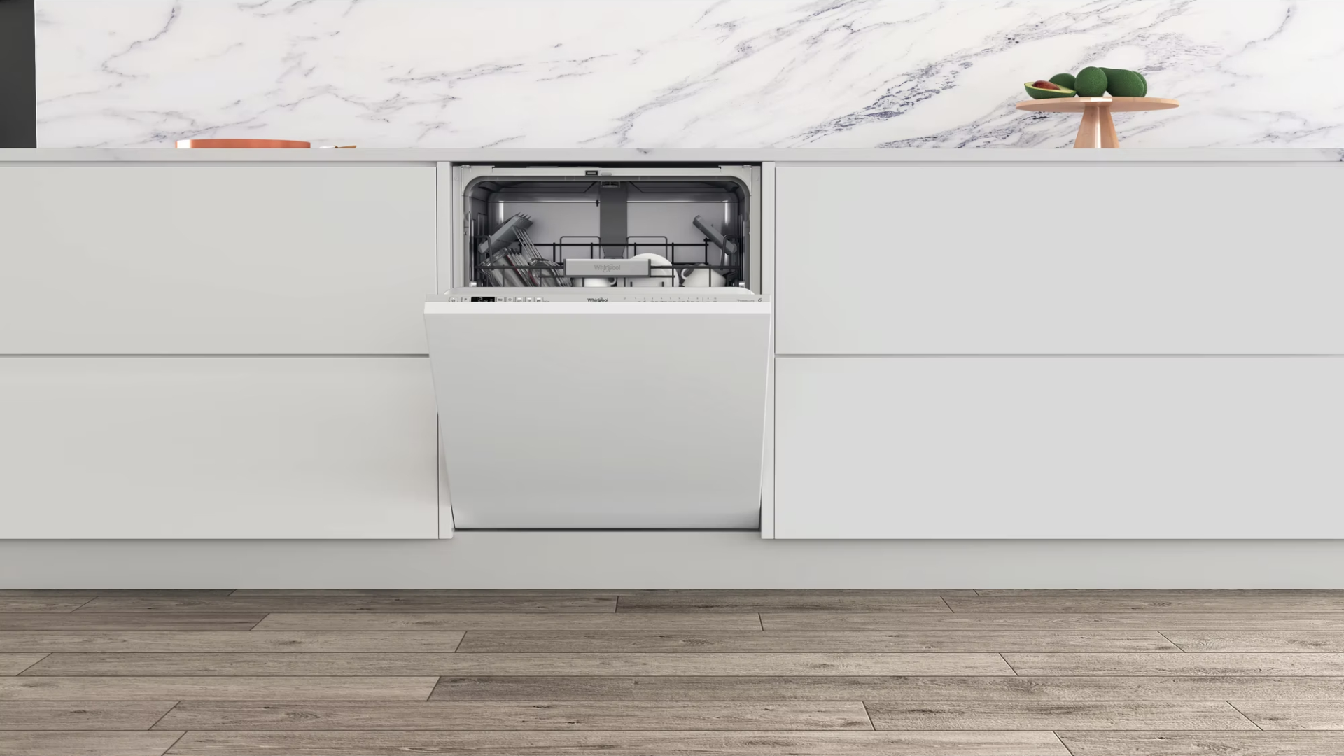 WHIRLPOOL vaatwasser volledig integreerbaar - WIO3T141PS