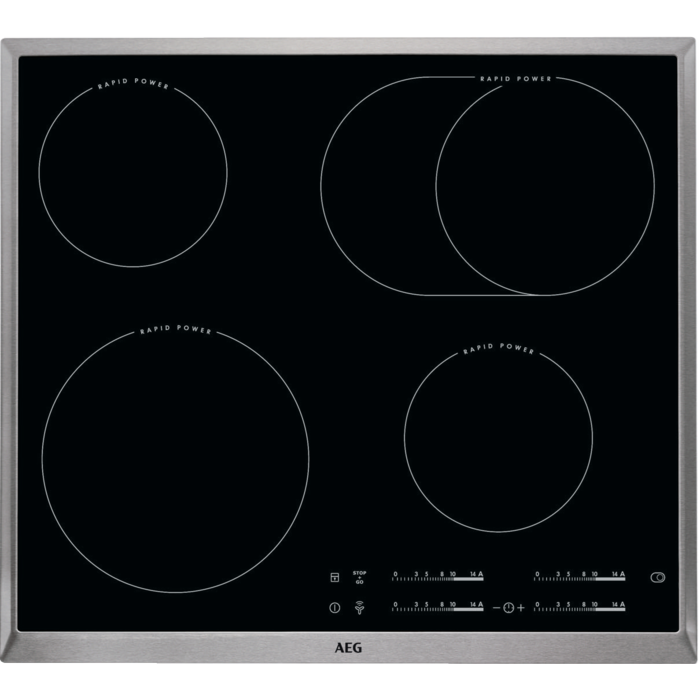 AEG HK654850XB 3000 vitrokeramische kookplaat - 60cm