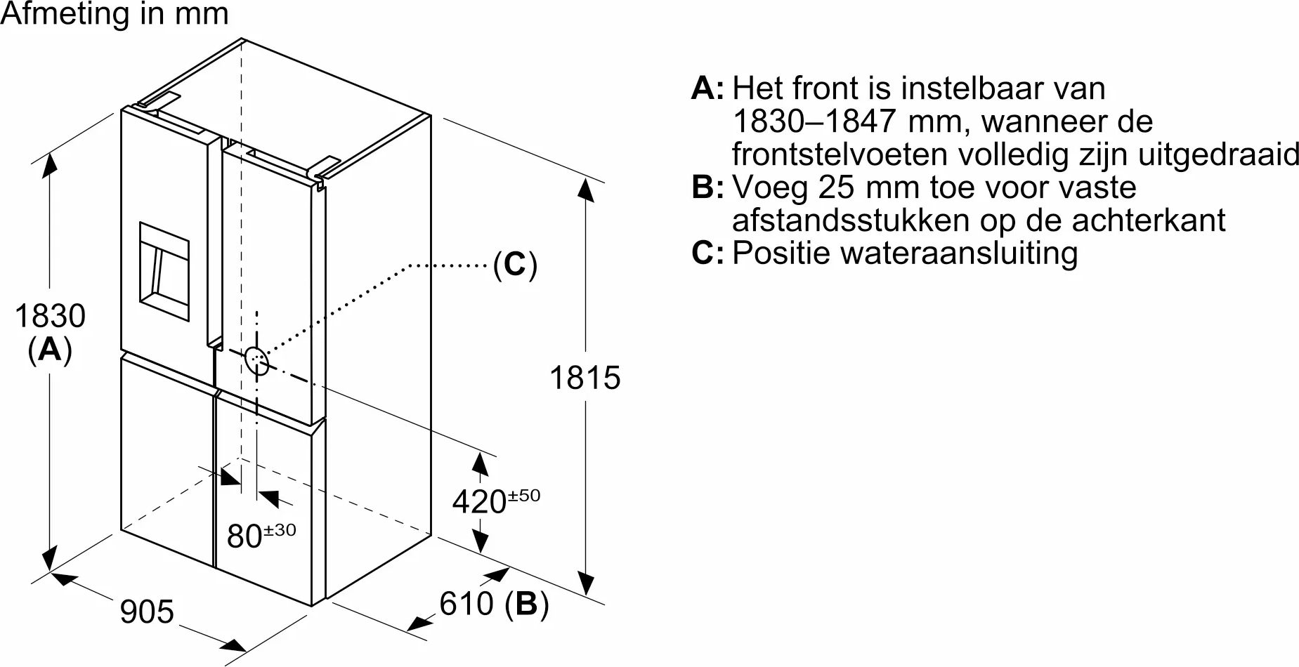 SIEMENS IQ700 side-by-side - 183cm - KF96DPXEA