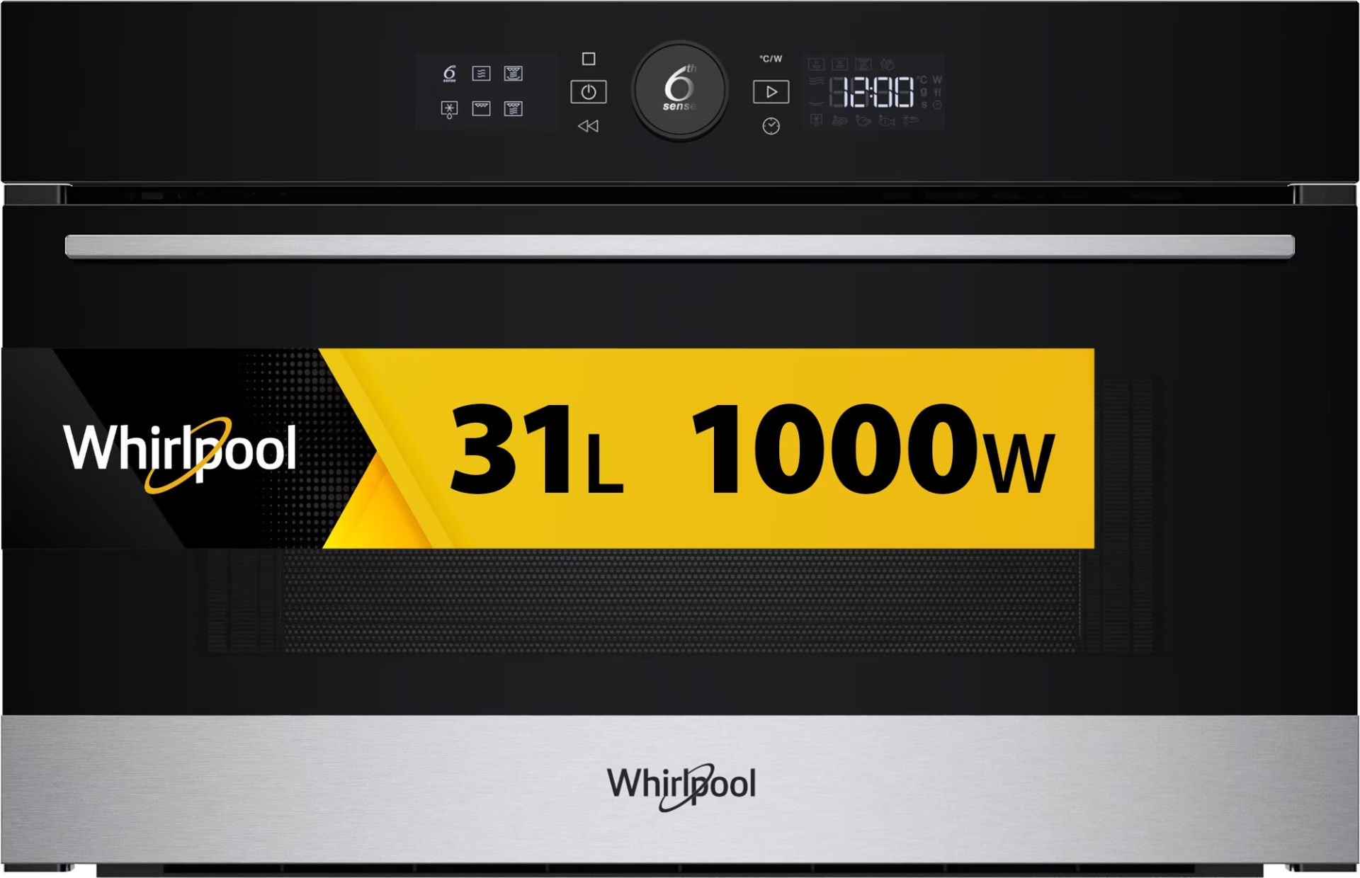 WHIRLPOOL microgolfoven met grill - 38cm - WMD54MX