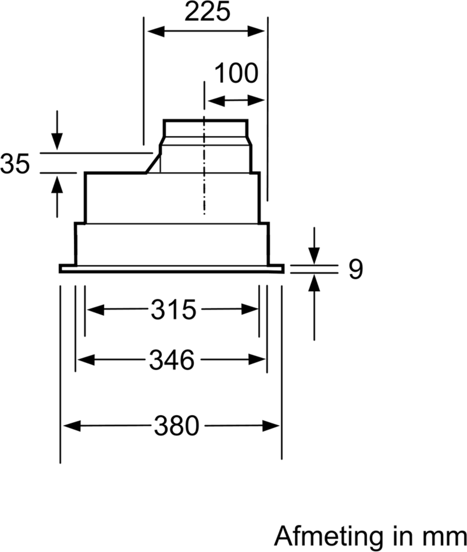 BOSCH SERIE 4 inbouwgroep - 70cm - DHL755BL