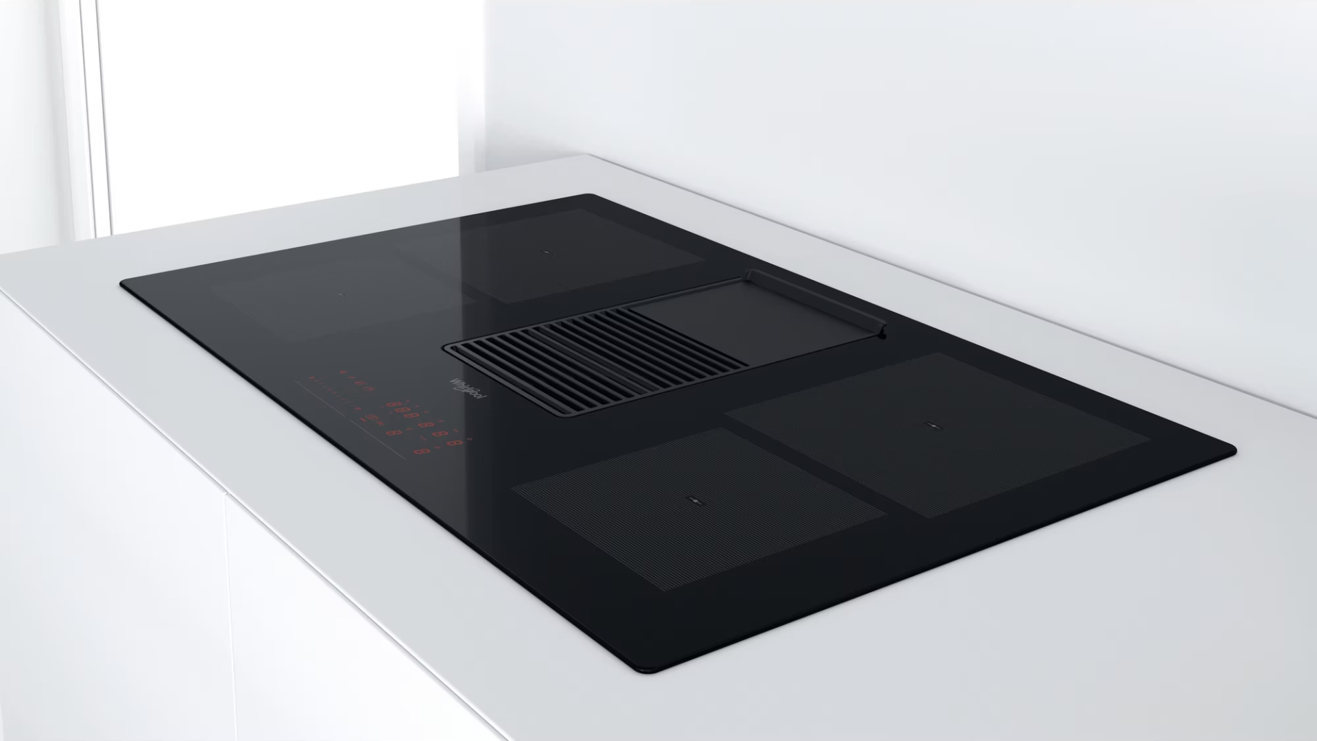 WHIRLPOOL kookplaat met afzuiging - 83cm - WVH92K1