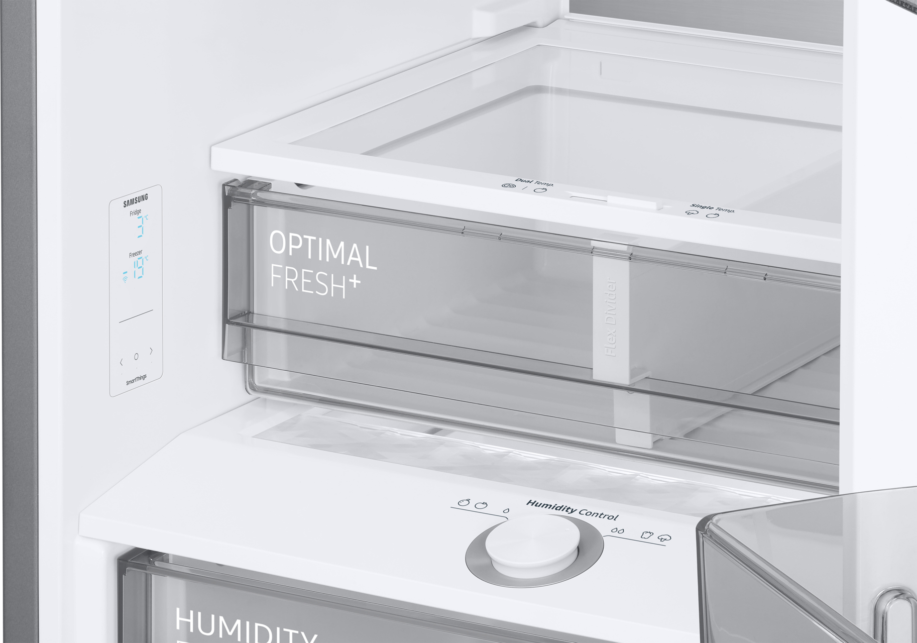 SAMSUNG Vrijstaande koel-vriescombinatie - RB38C7B5BS9/EF