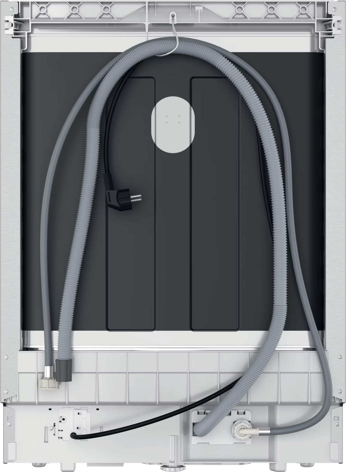 WHIRLPOOL vaatwasser met bedieningspaneel - WBC3C34PX