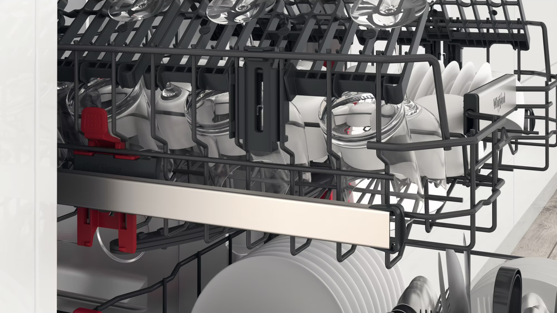 WHIRLPOOL vaatwasser volledig integreerbaar - WIO3T141PS