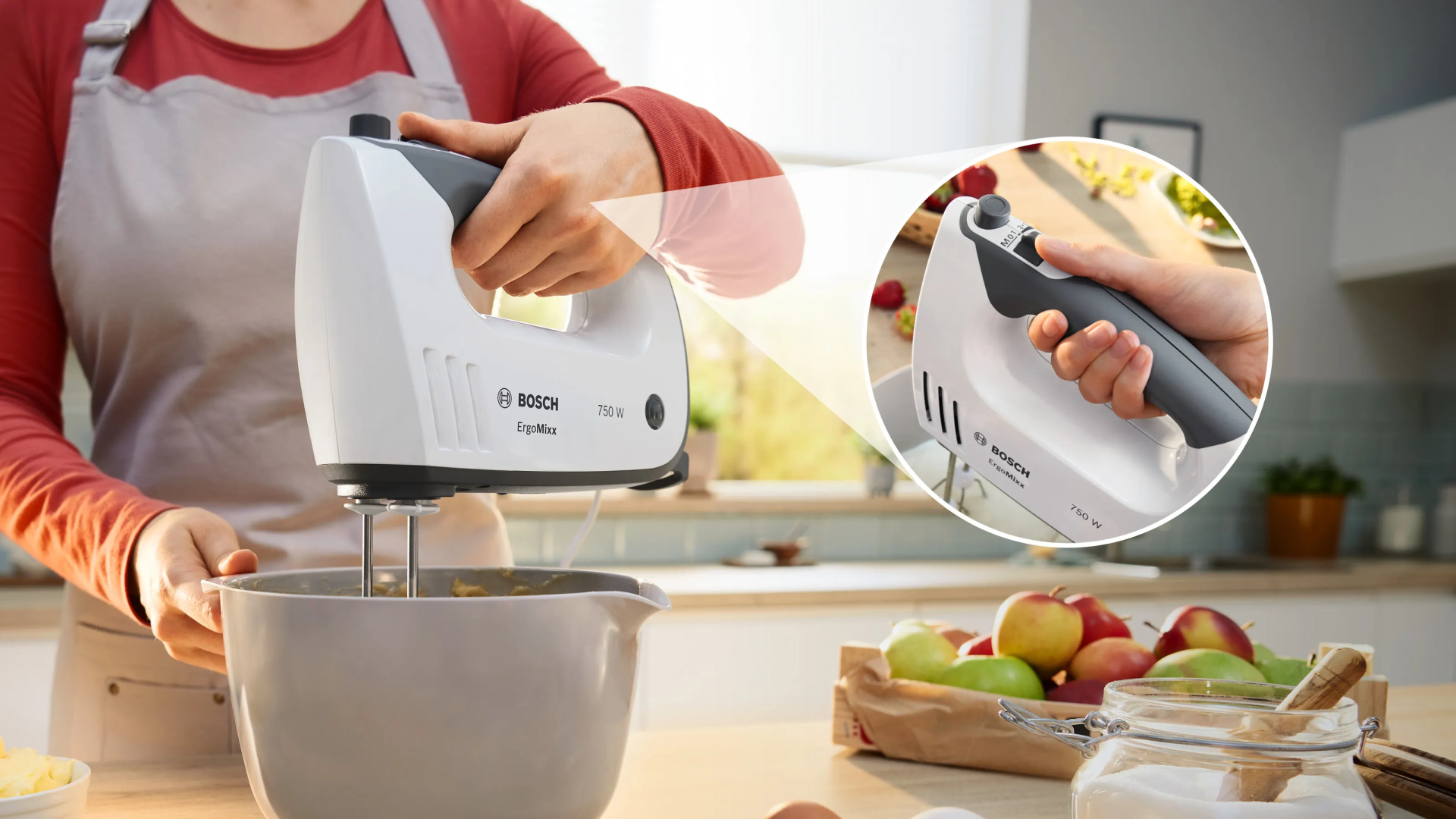 BOSCH  ERGOMIXX handmixer - MFQ37480