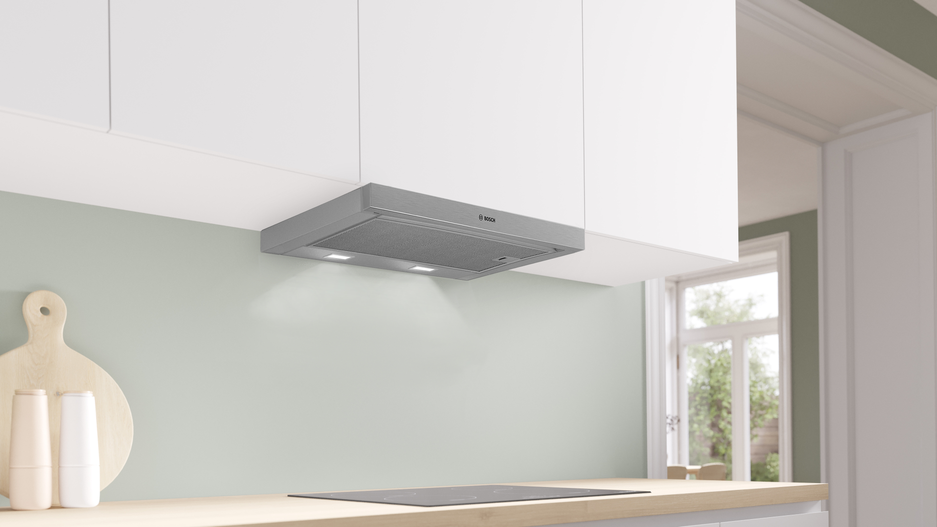 BOSCH telescopische dampkap - 60cm - DFM064W55