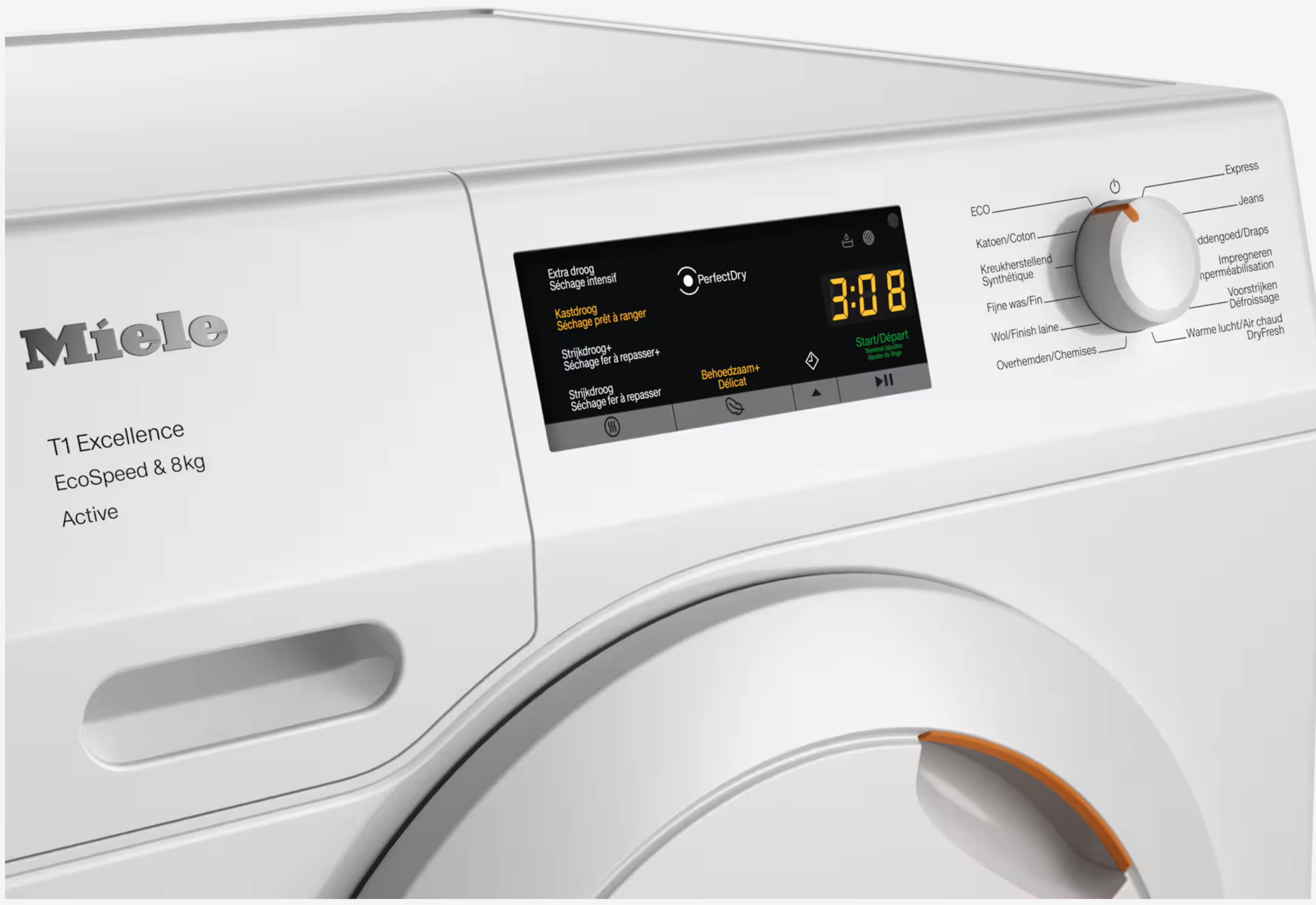 MIELE CHROME EDITION Droogkast 8 kg - TEA535WP