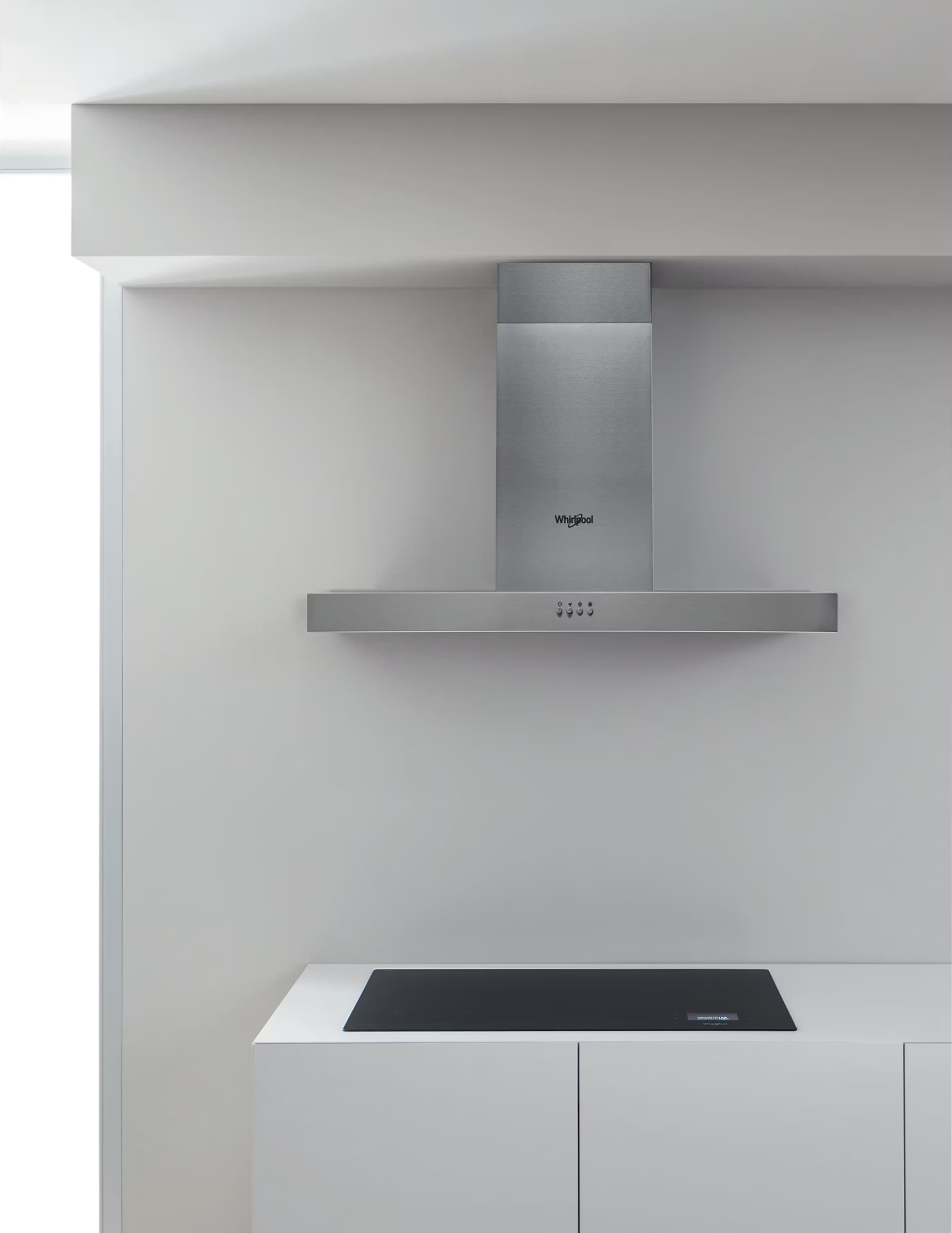 WHIRLPOOL wandschouwdampkap - 90cm - WHBS94FLMX