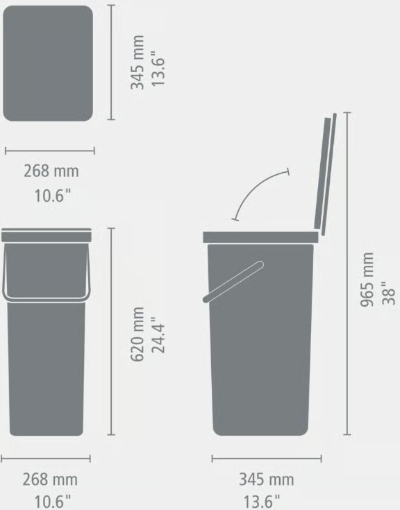 BRABANTIA afvalemmer - 251788
