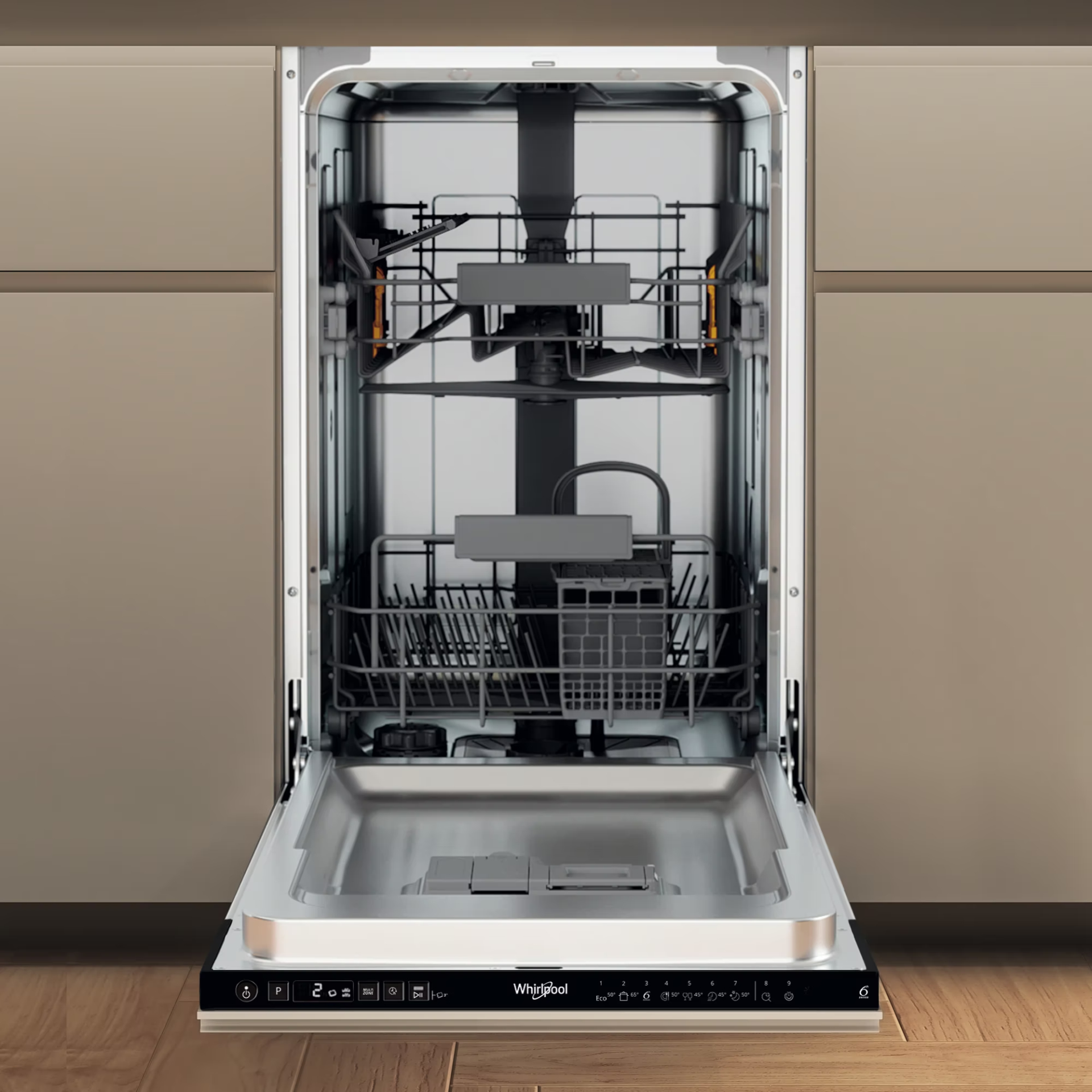 WHIRLPOOL vaatwasser volledig integreerbaar - WH2IC10BS7LA0