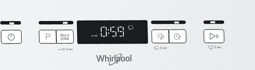 WHIRLPOOL vrijstaande vaatwasser - WFC3C26P
