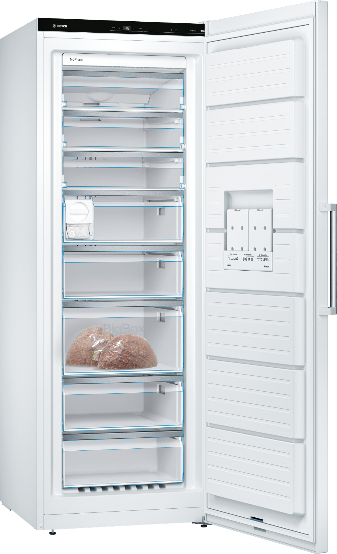 BOSCH SERIE 6 vrijstaande vriezer - 191cm - GSN58AWCV