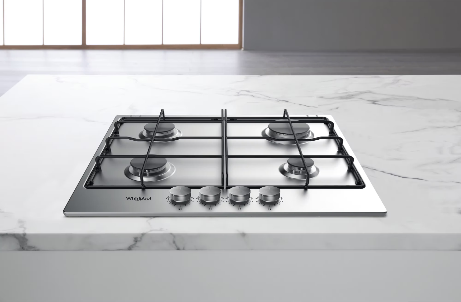 WHIRLPOOL gaskookplaat - 60cm - TGML650IX