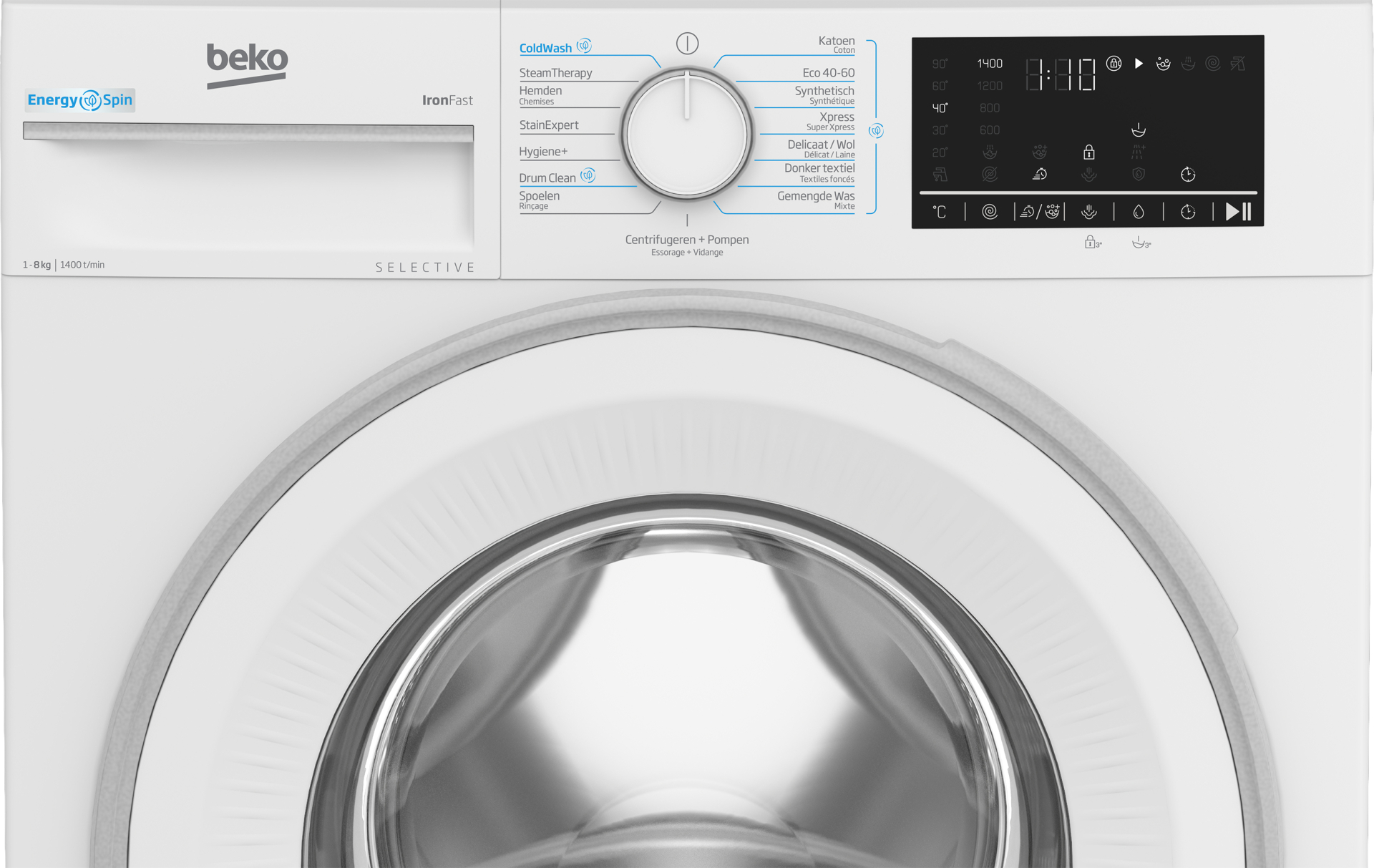 BEKO Wasmachine 8 kg - B3WM4841W2