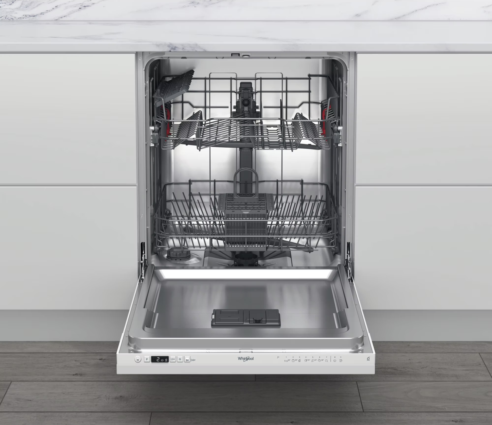 WHIRLPOOL vaatwasser volledig integreerbaar - W2IHKD526A