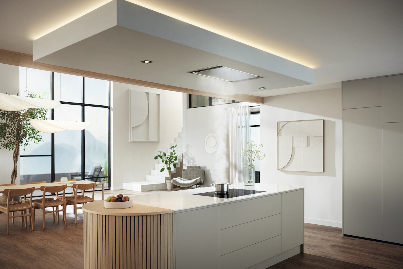 MIELE plafonddampkap - 88cm - DAC2940EDST