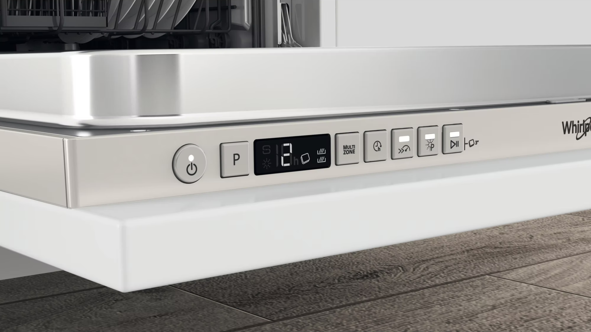 WHIRLPOOL vaatwasser volledig integreerbaar - WIO3T141PS