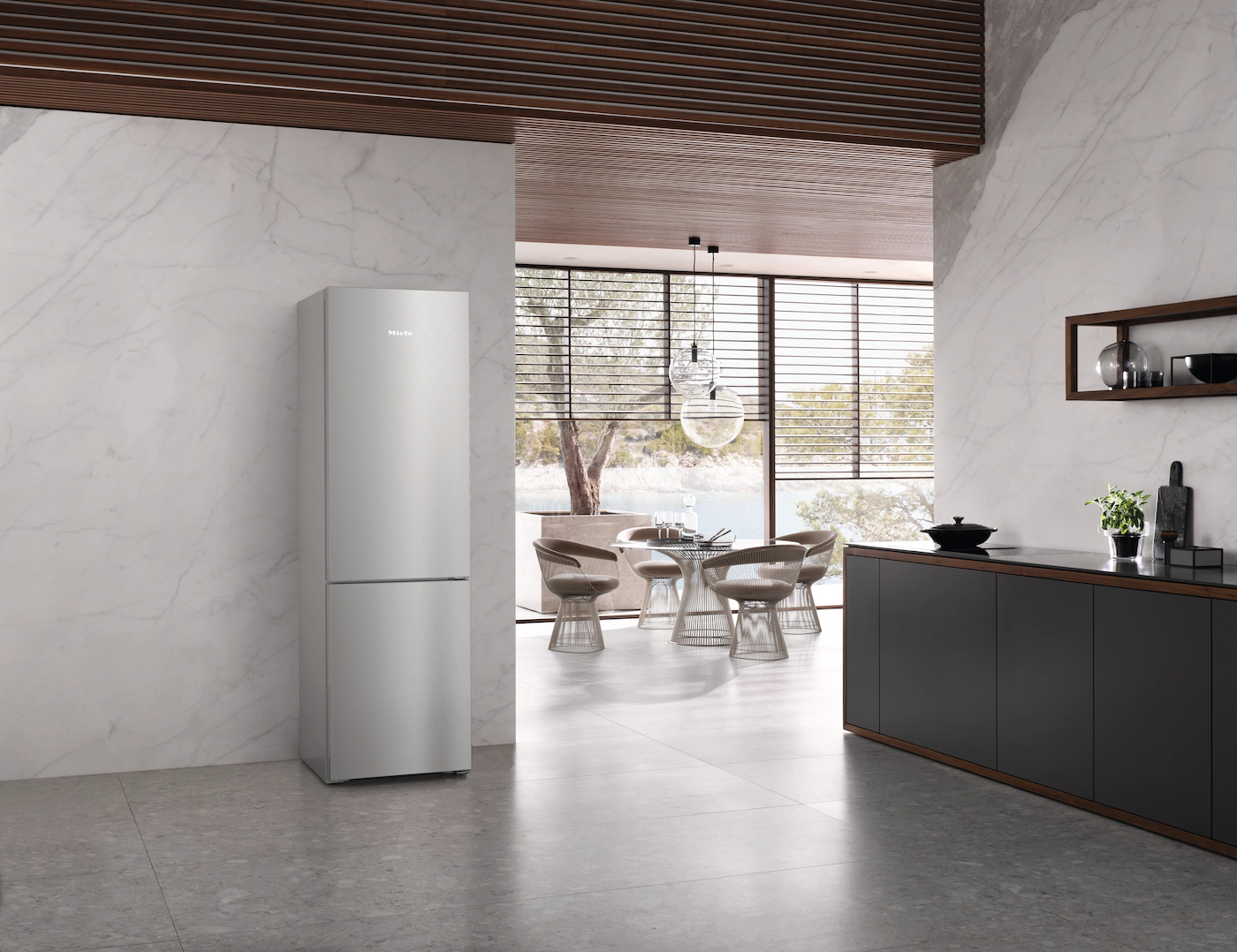MIELE vrijstaande koel-/vriescombinatie - 201cm - KFN4395DDEL