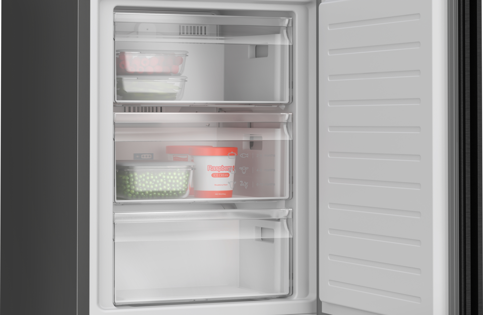 BOSCH SERIE 4 vrijstaande koel-/vriescombinatie - 203cm - KGN39EXCF
