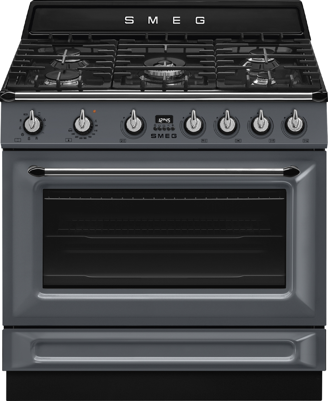 SMEG fornuis met gaskookplaat - 90cm - TR90GMGR