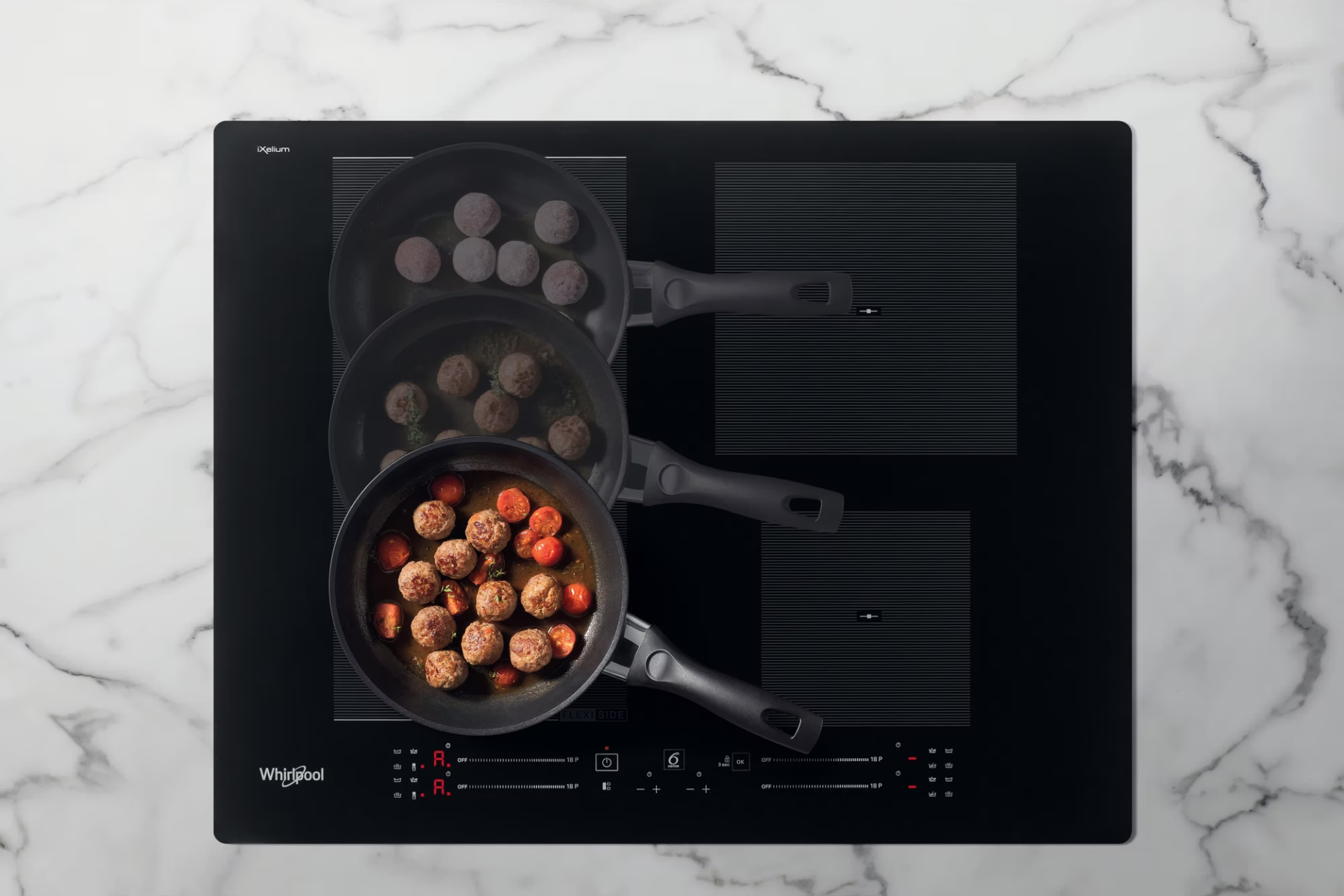WHIRLPOOL inductiekookplaat - 65cm - WFS9365BFIXL