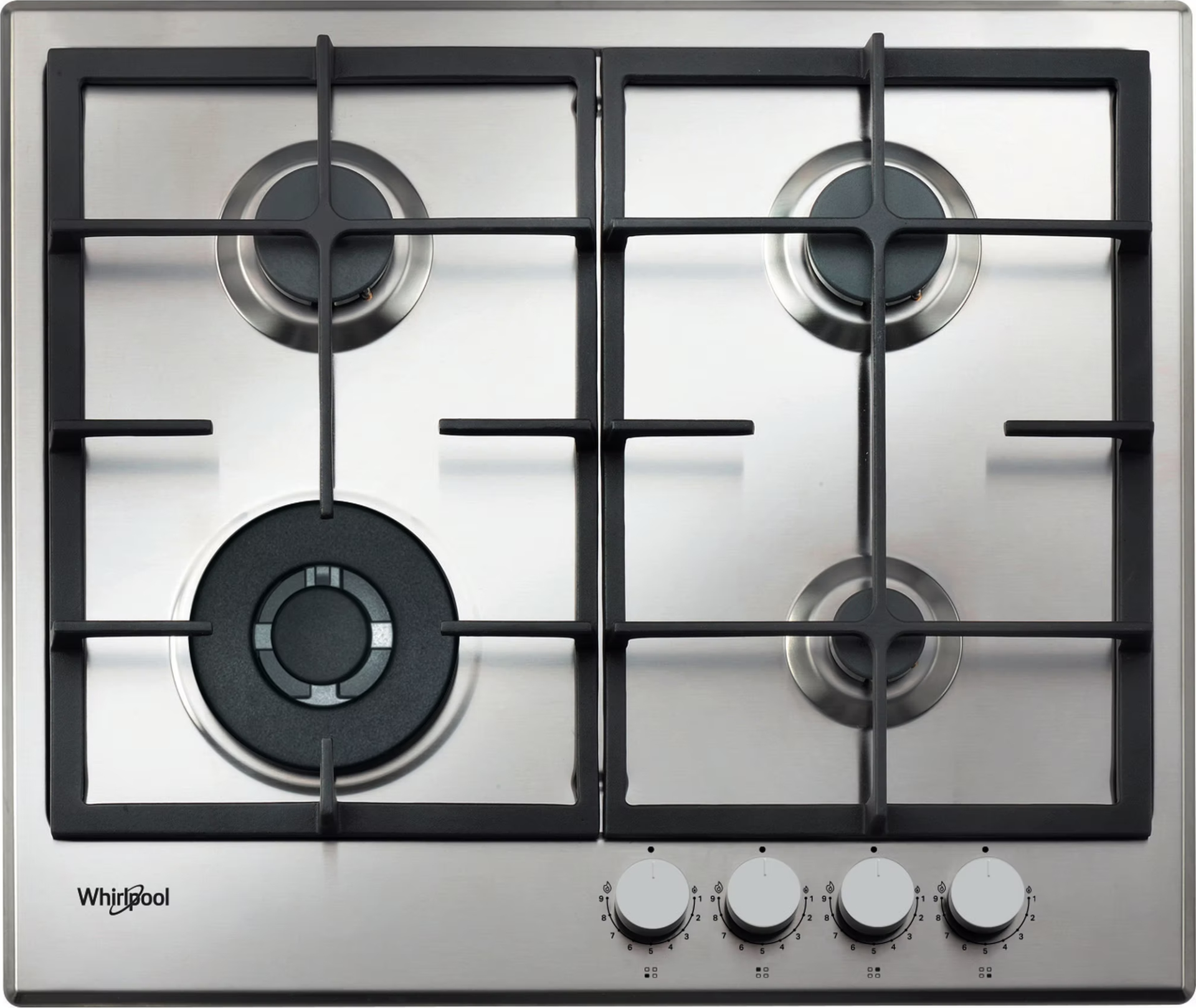 WHIRLPOOL gaskookplaat - 60cm - GMAL6422IXL