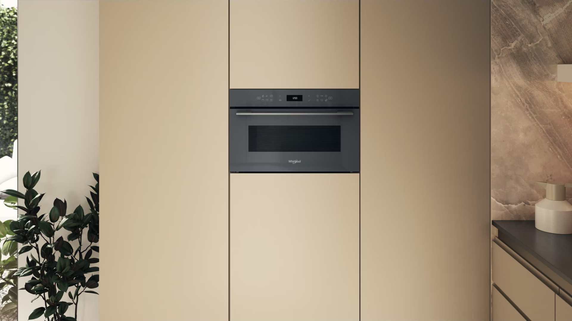 WHIRLPOOL microgolfoven met grill - 38cm - WMD7O4TSG