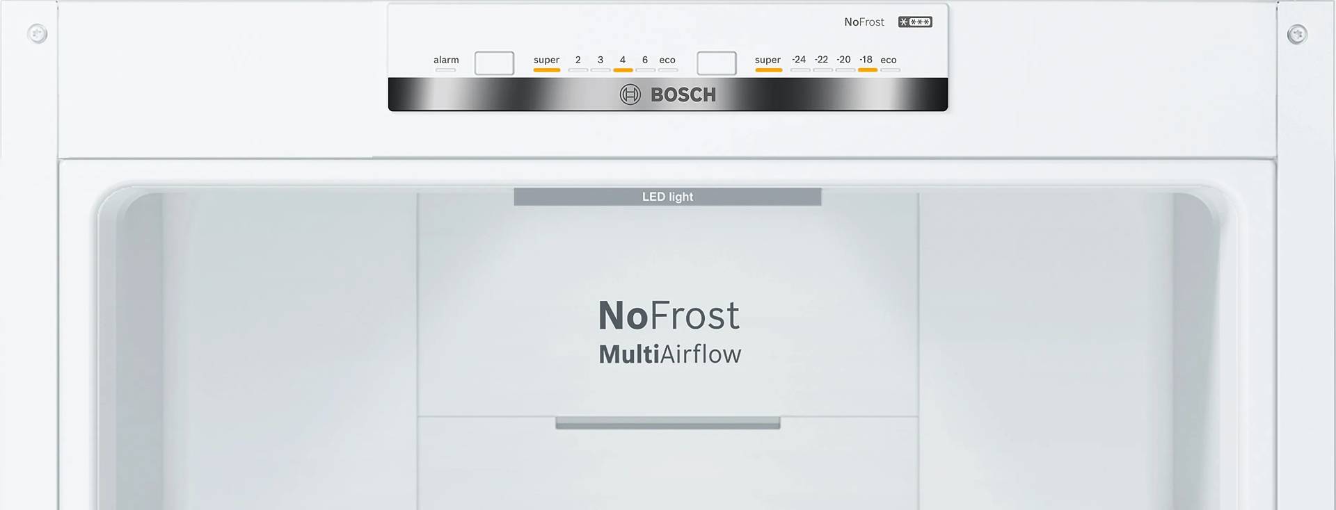BOSCH SERIE 4 Vrijstaande koel-vriescombinatie - KGN36VWED