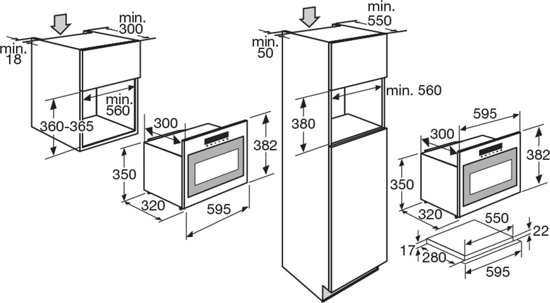 ATAG Inbouw microgolfoven - MA6371A