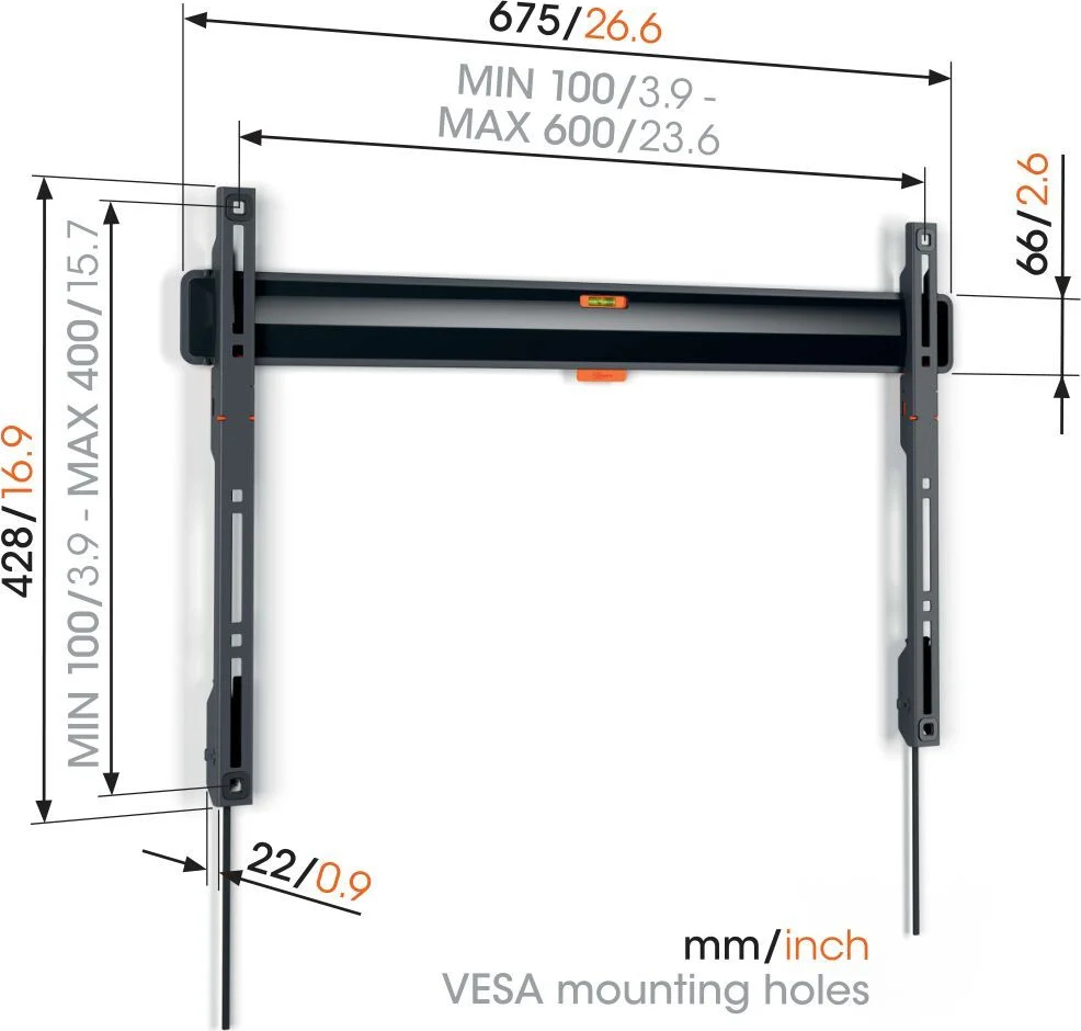 VOGELS vaste beugel - TVM3605