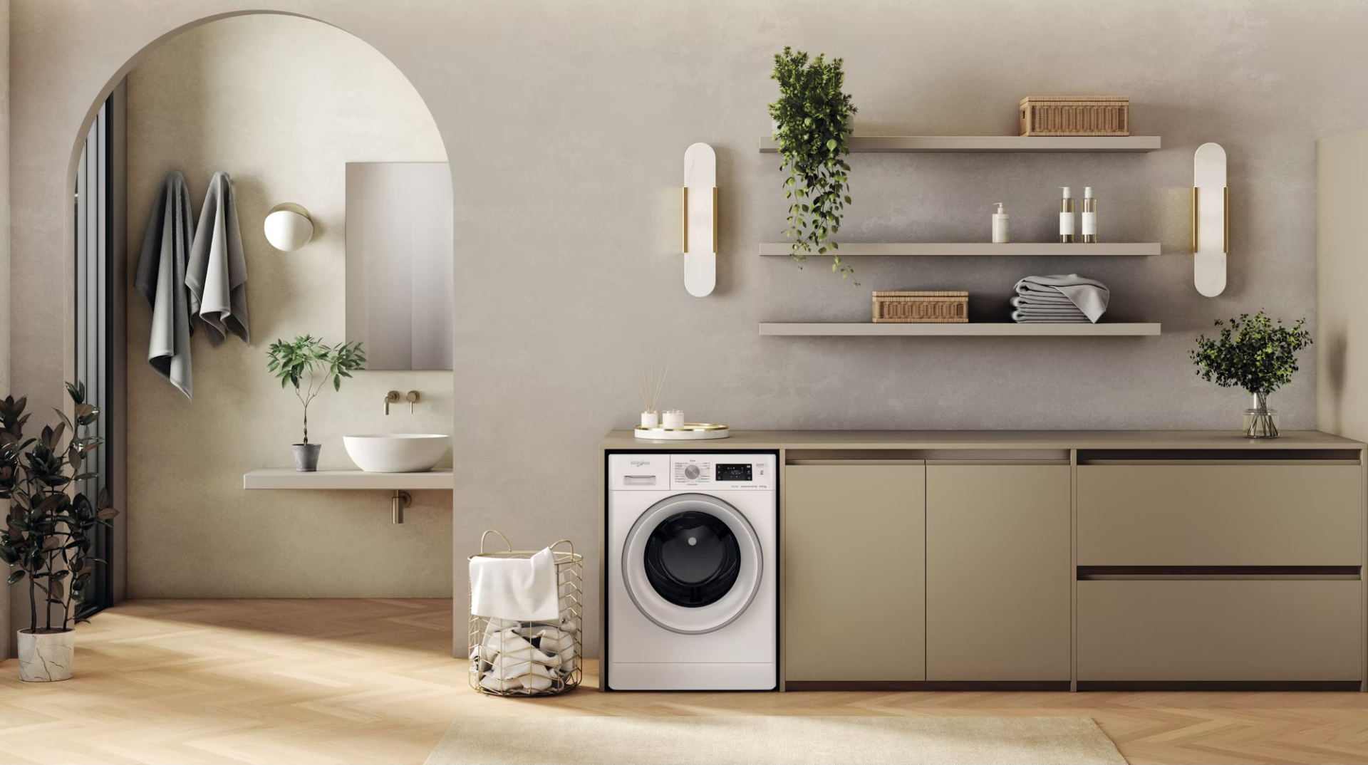 WHIRLPOOL was- droogcombinatie - FFWDB864489SVEE