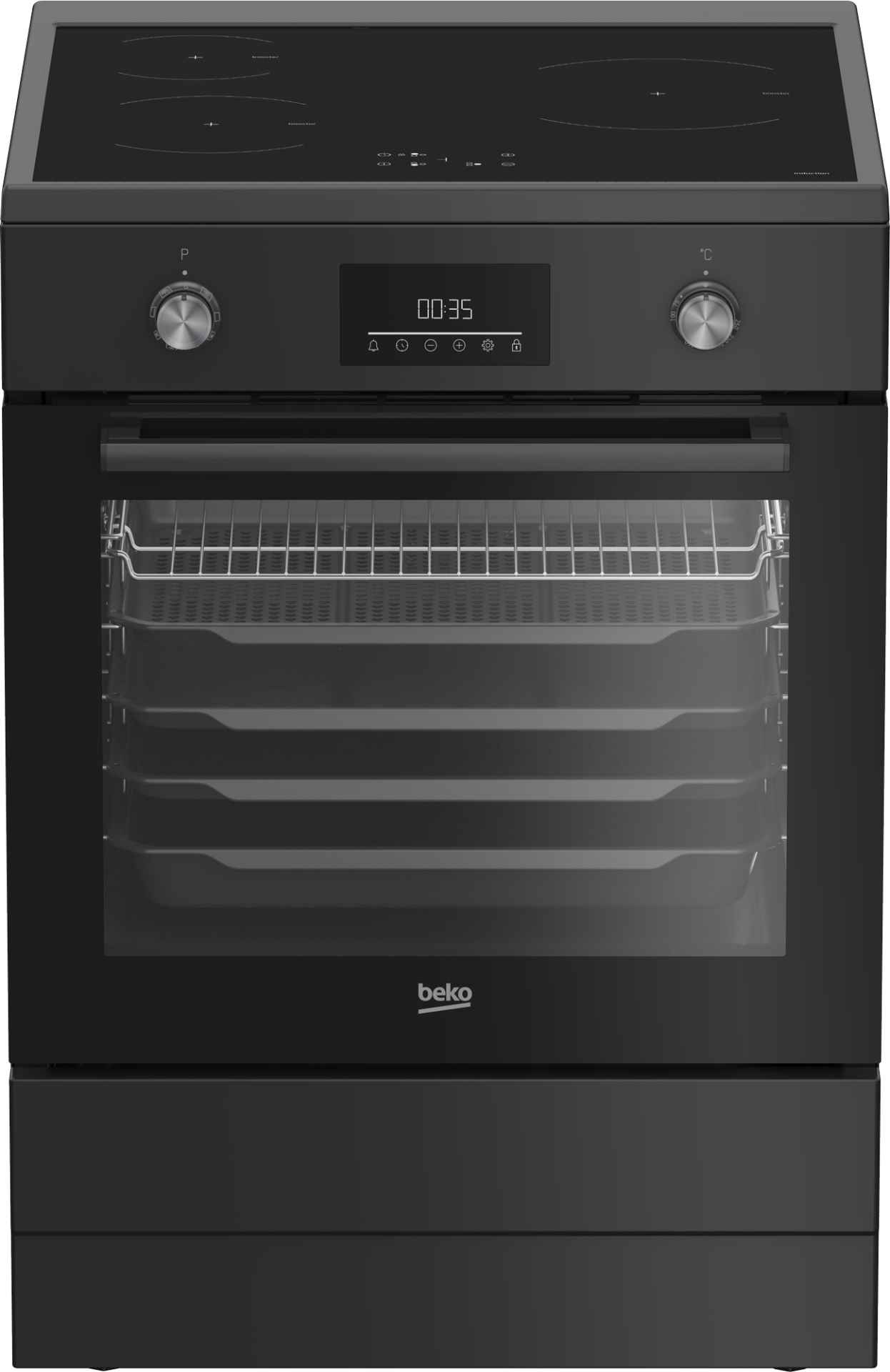 BEKO fornuis met inductie kookplaat - 60cm - FBMA6930GA