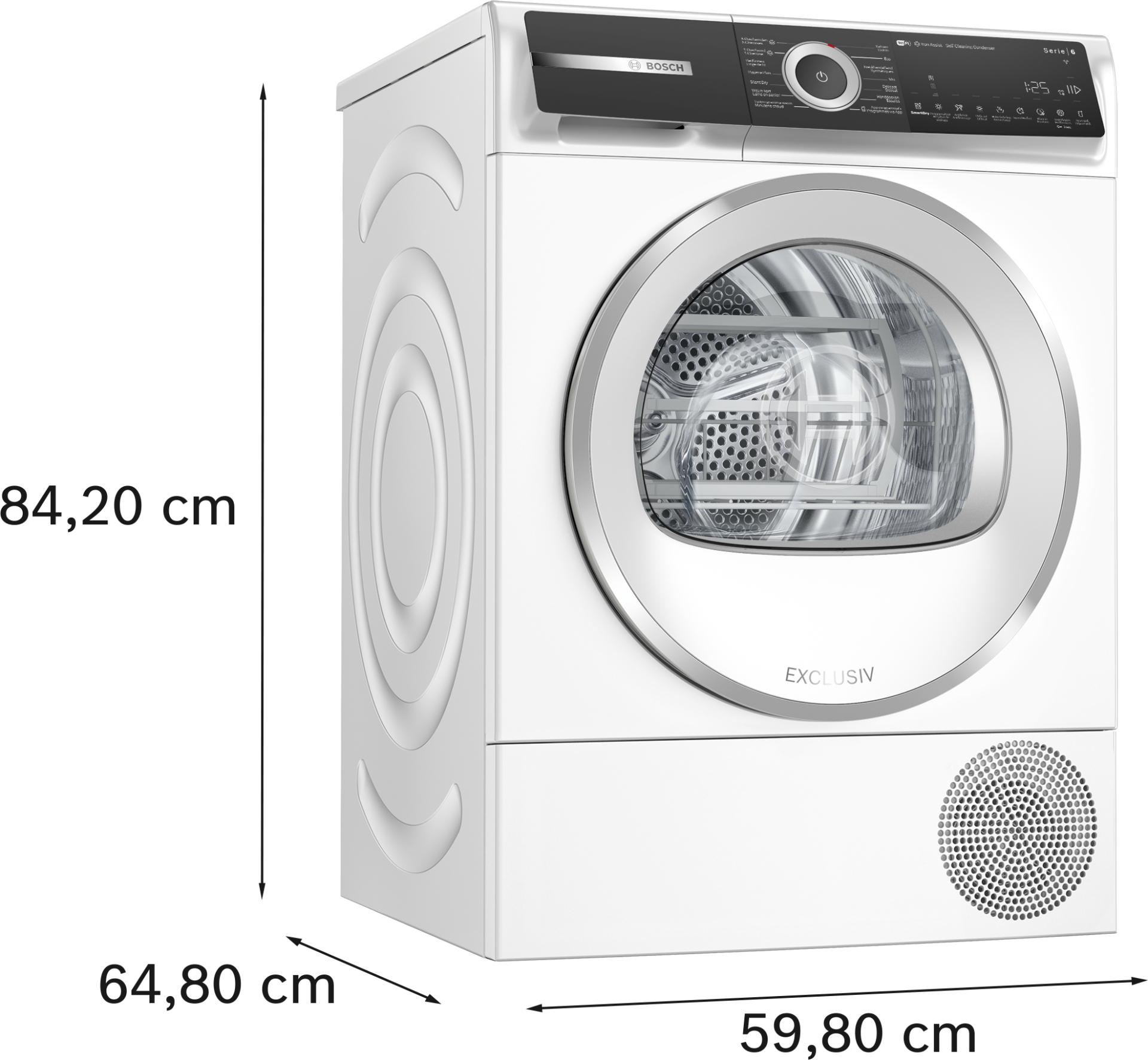 BOSCH Serie 6 Droogkast 9 kg - WQH246CSFG