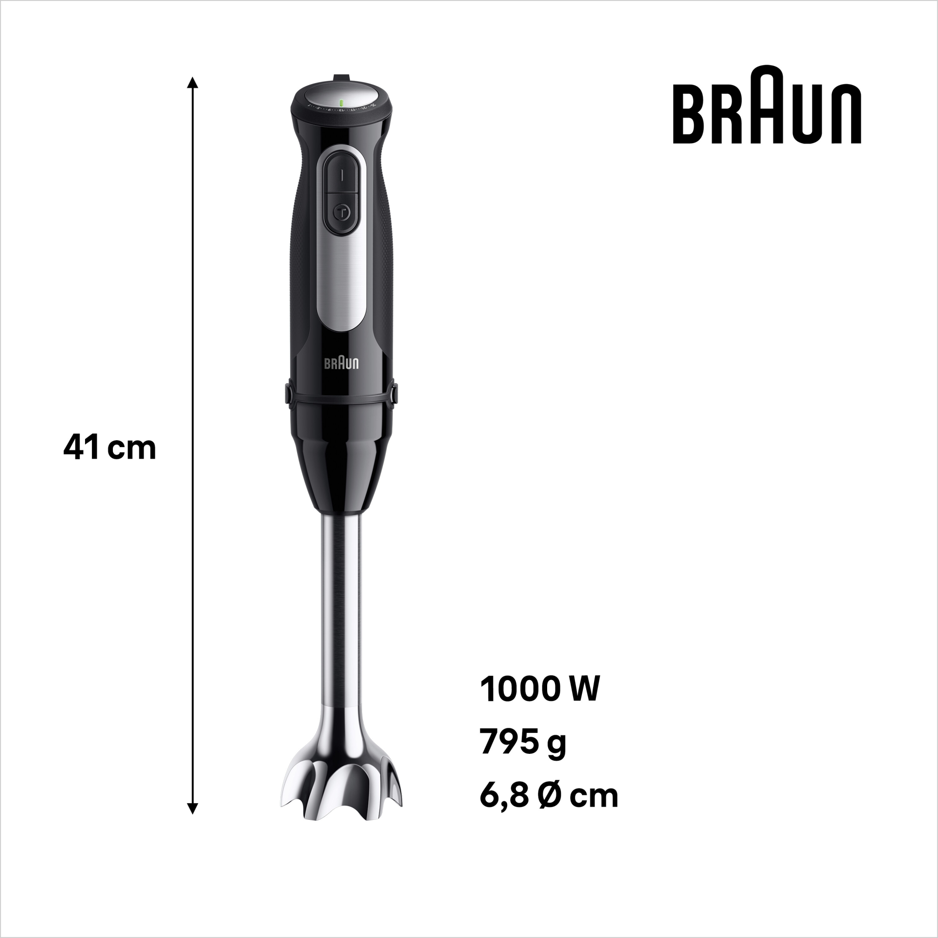 BRAUN MultiQuick Pro Staafmixer - MQ55254M