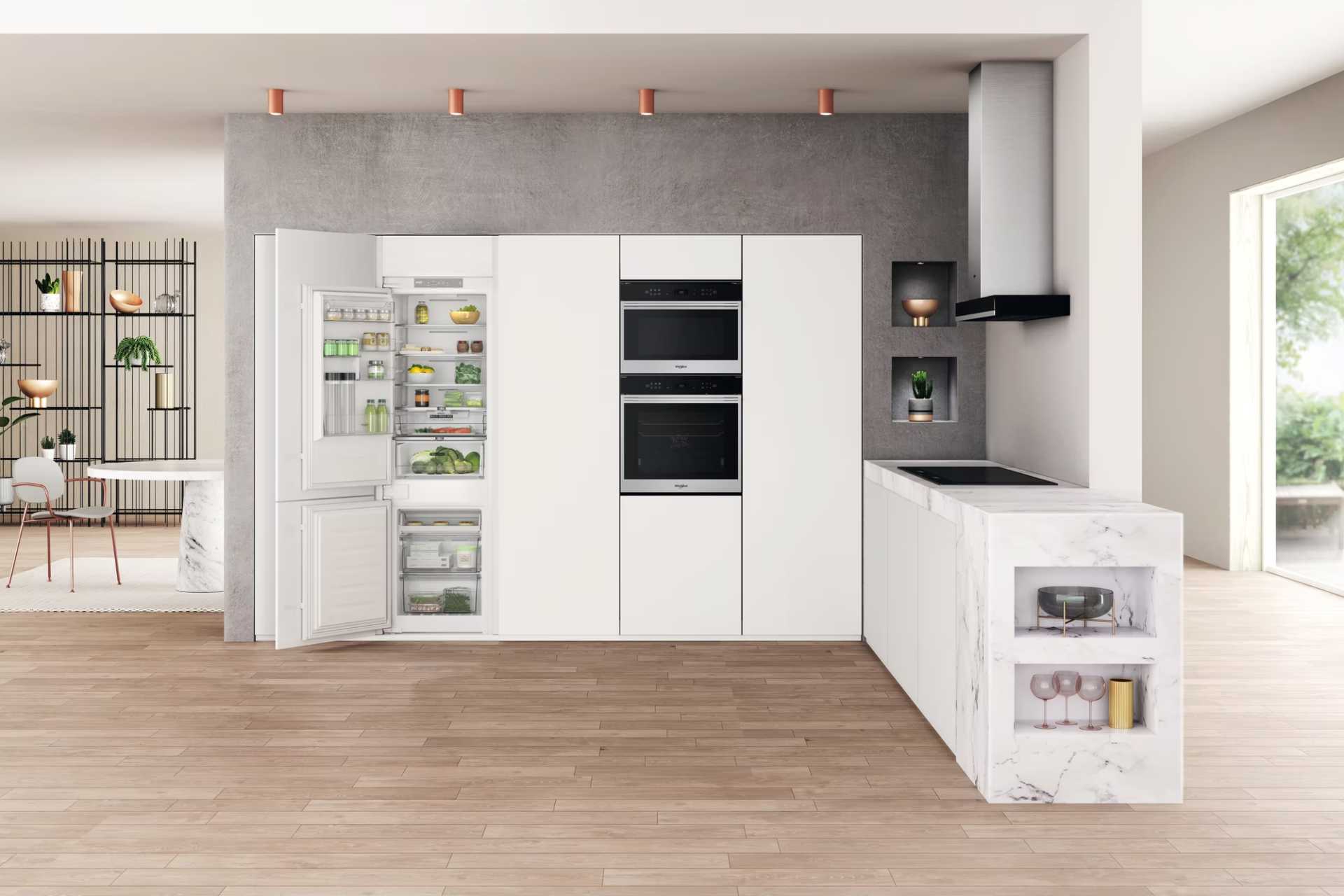 WHIRLPOOL koel-/vriescombinatie - 177cm - WHC18T323