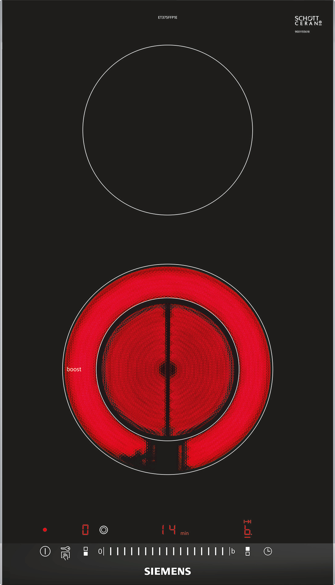 SIEMENS IQ300 vitrokeramische kookplaat - domino - ET375FFP1E