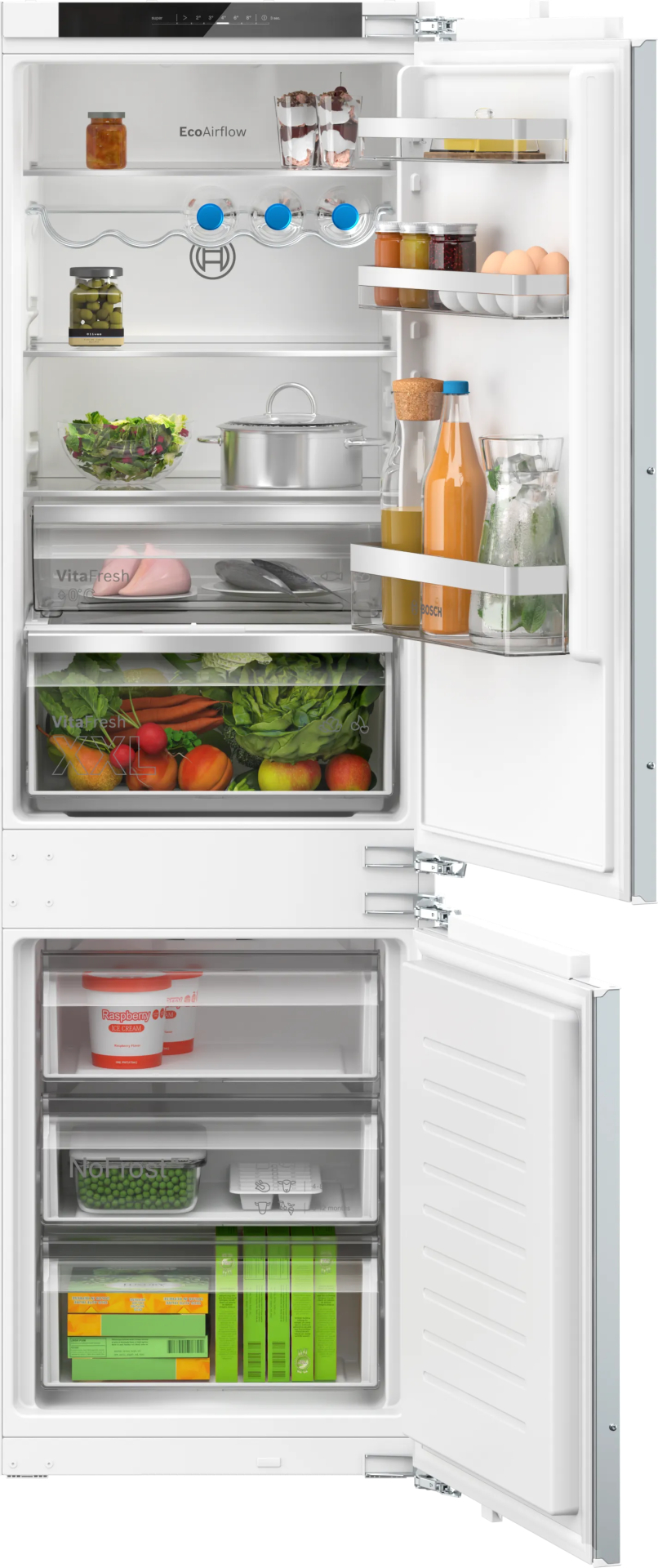 BOSCH SERIE 4 Inbouw koel-vriescombinatie - KIN86VFE0
