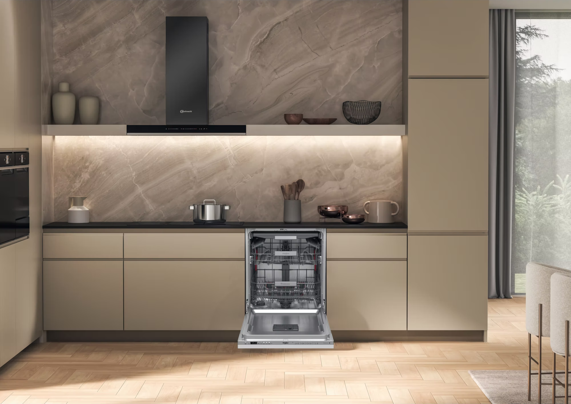 WHIRLPOOL vaatwasser volledig integreerbaar - WH6IB14BN7S1S