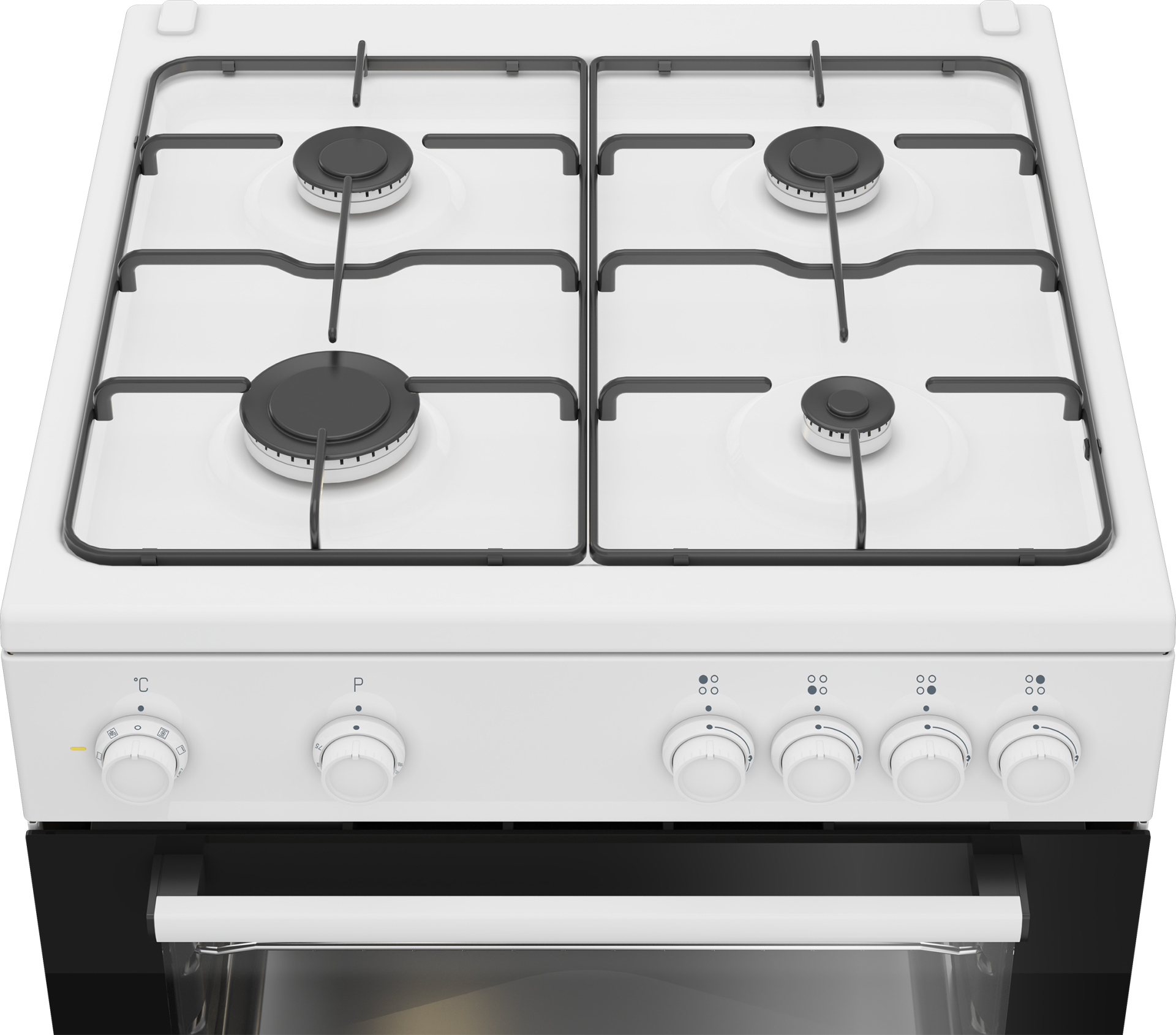 BEKO fornuis met gaskookplaat - 60cm - FBM6202W