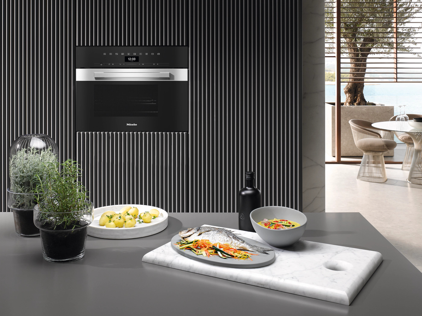 MIELE PURELINE stoomoven - combi - 45cm - DGM7440CS