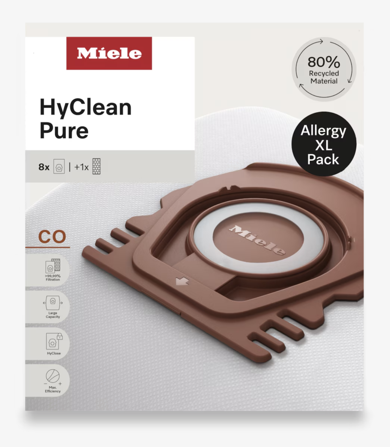 MIELE  - ALLERGYXLHYCLEANPURECO+HA50